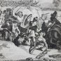 old engraving print 1836    Bataillia d&Acirc;&acute;Allia  FREE SHIPPING