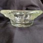 vintage art Glass center ashtray Pipe