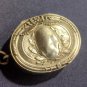 935 Silver Miniature Box Hair Guard, Pendant Pillbox Check Stock