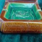 Ceramic Old Ashtray Legislative Palace of Santa Fe Argentina Check Stock