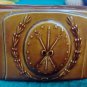 Ceramic Old Ashtray Legislative Palace of Santa Fe Argentina Check Stock