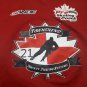 Rare Ice Hockey T-shirt red color Townshend Inaria brand