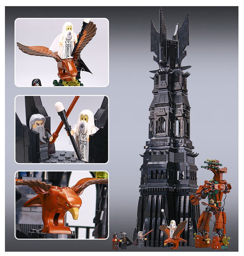 LEPIN 16010 Building Blocks Toys The Lord of the Rings Tower of Orthanc 10237 Building Brick Sets