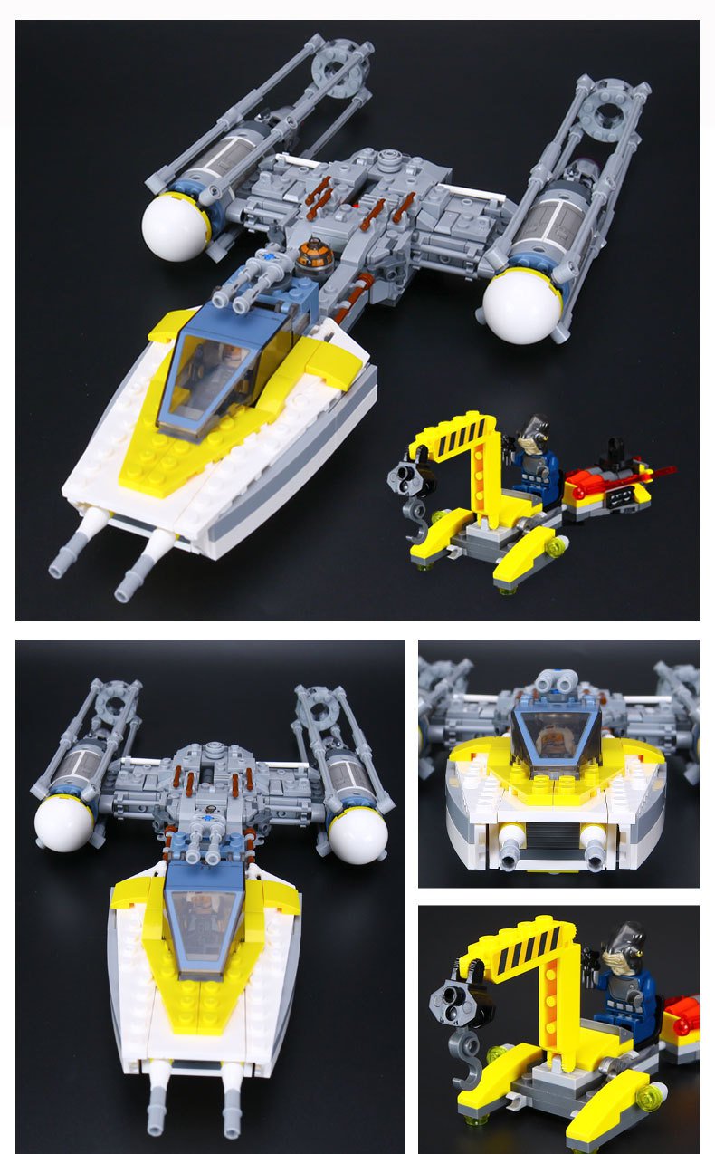 LEPIN 05065 Building Blocks Toys Star Wars Y-Wing Starfighter Building Brick Sets