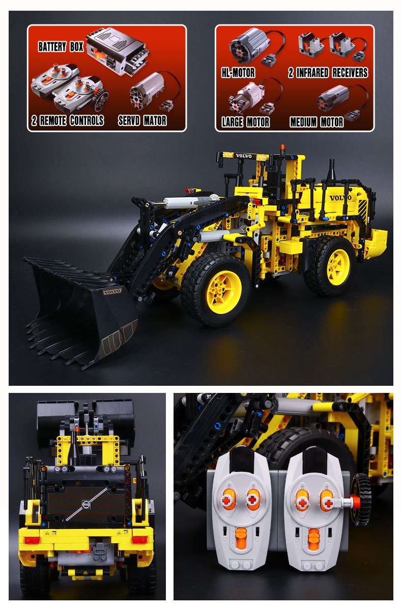 LEPIN 20006 Building Blocks Toys Technic Volvo L350F Wheel Loader Building Brick Sets