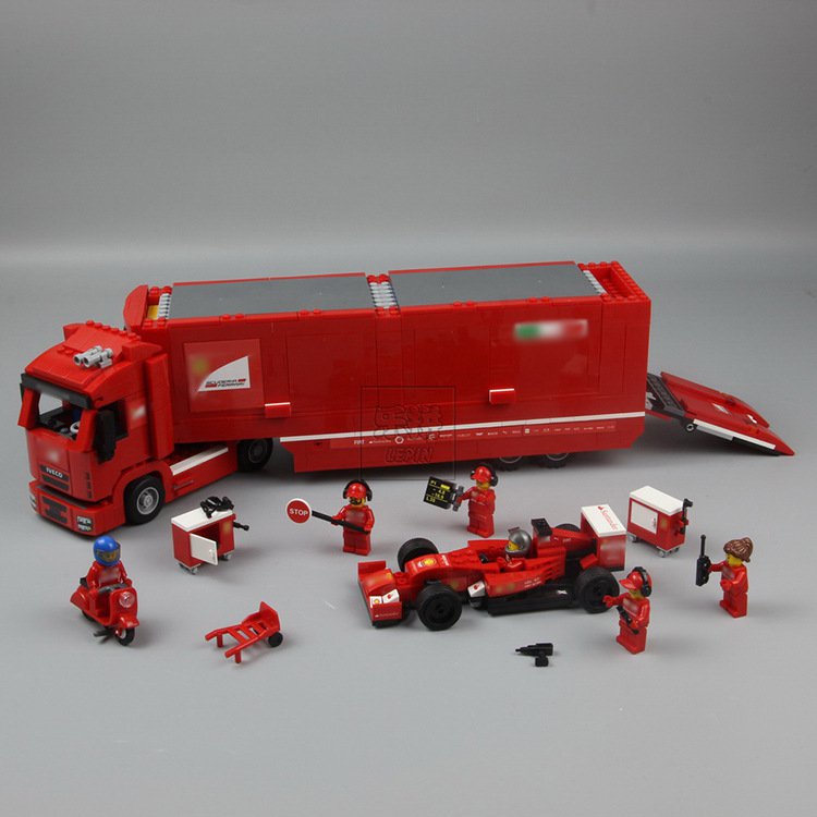 LEPIN 21010 Building Blocks Toys Ferrari F14 T & Scuderia Ferrari Truck Building Brick Sets