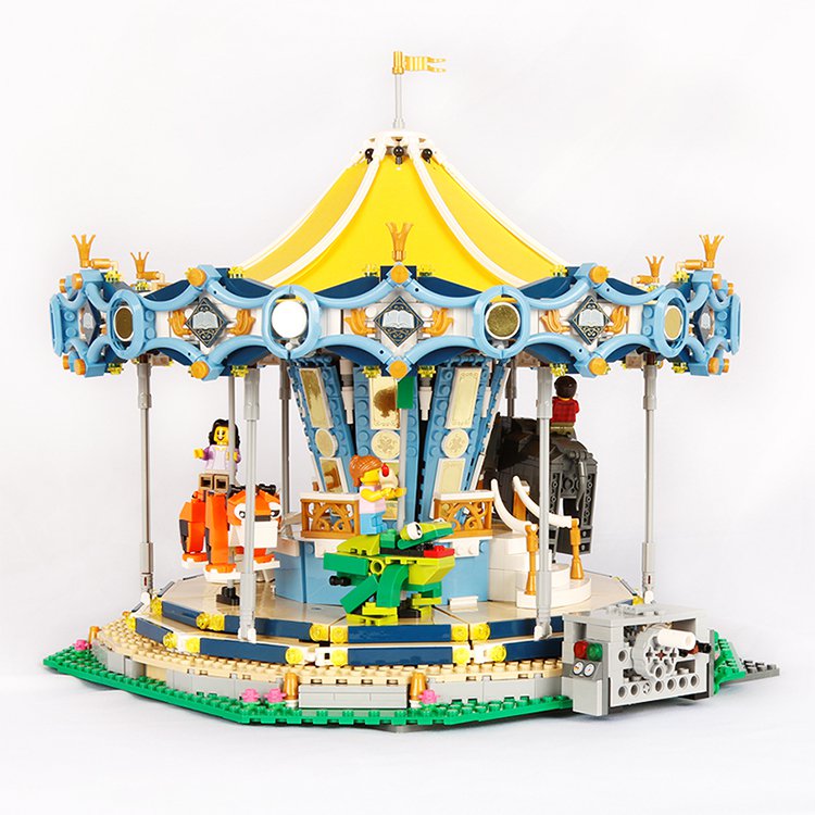 LEPIN 15036B Building Blocks Toys Streetview Fairground Carousel Building Brick Sets