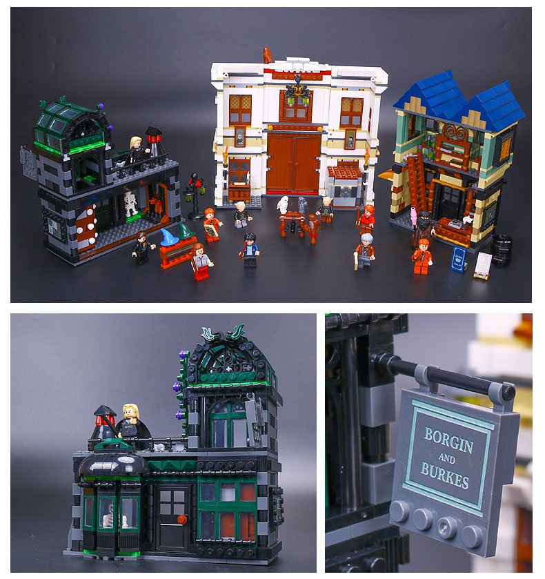 LEPIN 16012 Building Blocks Toys Harry Potter Diagon Alley Building Brick Sets