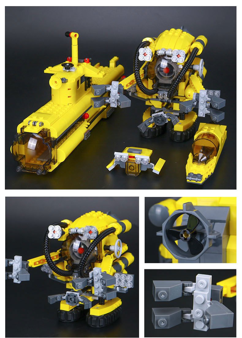 LEPIN 24012 Building Blocks Toys Creator Underwater Exploration Building Brick Sets