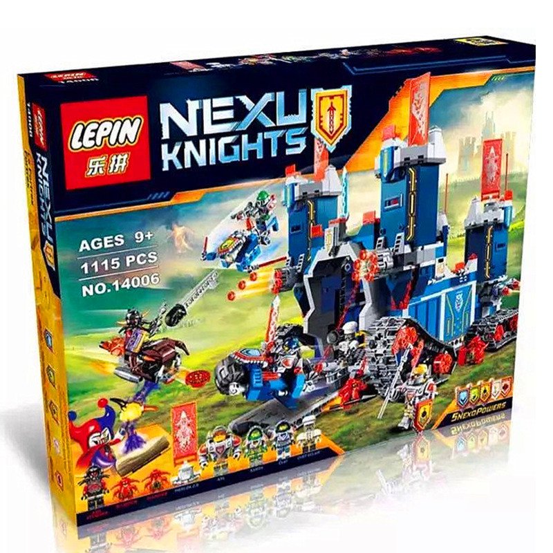 LEPIN 14006 Building Blocks Toys Nexo Knights The Fortrex Building Brick Sets
