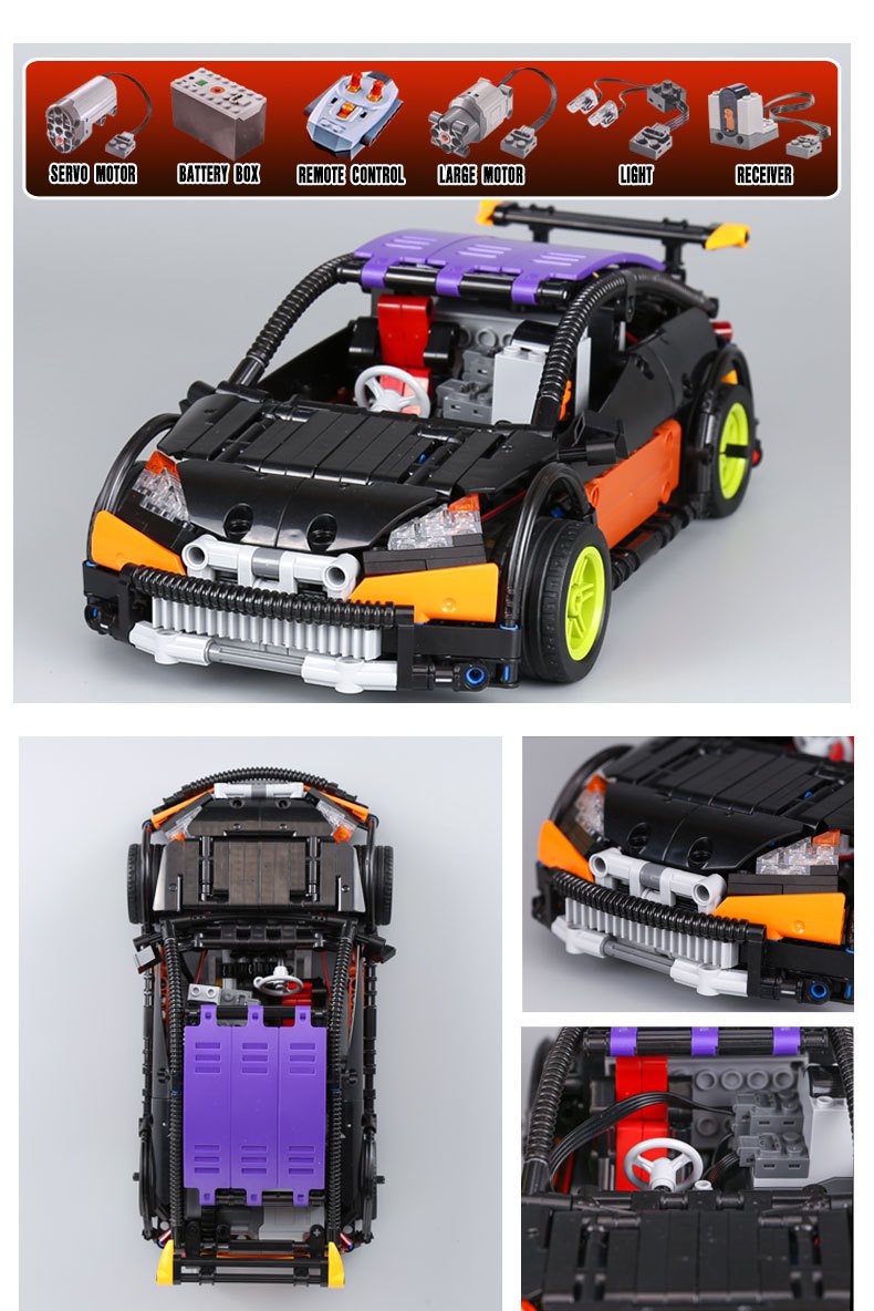 LEPIN 20053 Building Blocks Toys MOC Hatchback Type R Building Brick Sets