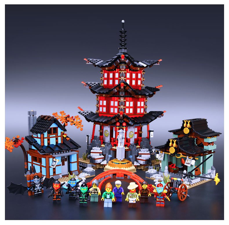 LEPIN 06022 Building Blocks Toys Ninjago Temple of Airjitzu Building Brick Sets