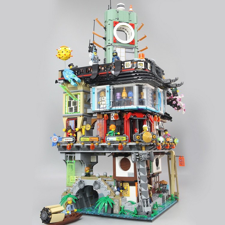 LEPIN 06066 Building Blocks Toys Ninjago City Building Brick Sets