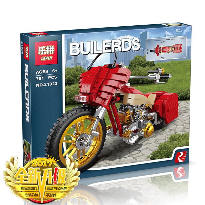 LEPIN 21023 Building Blocks Toys Harley Motorcycle Building Brick Sets