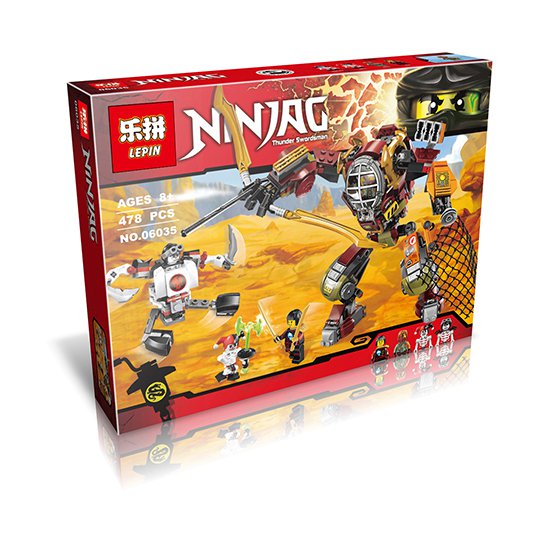 LEPIN 06035 Building Blocks Toys Ninjago Salvage M.E.C. Building Brick Sets