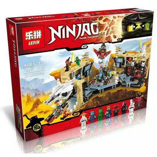 LEPIN 06039 Building Blocks Toys Chaos Warrior Cave Building Brick Sets