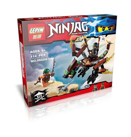 LEPIN 06024 Building Blocks Toys Ninjago Cole's Dragon Building Brick Sets