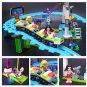 LEPIN 01008 Building Blocks Toys Amusement Park Roller Coaster Building Brick Sets