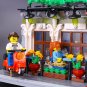 LEPIN 15010 Parisian Restaurant Modular Building 2418 Pcs