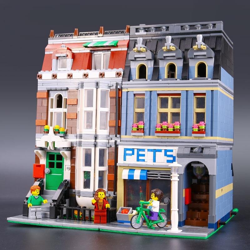 LEPIN 15009 Pet Store Custom Modular Building 2128 Pcs