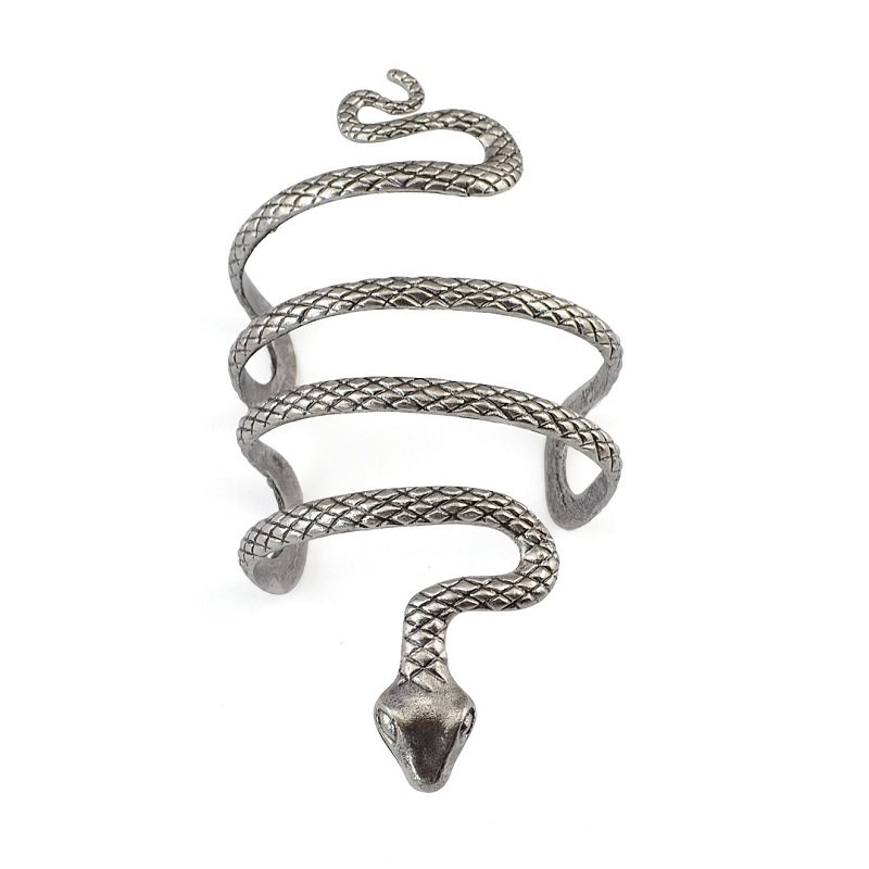 ShadowHunters ISABELLE Lightwood Silver Serpent SNAKE Bracelet Bangle