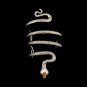 ShadowHunters ISABELLE Lightwood Silver Serpent SNAKE Bracelet Bangle Props Cosplay