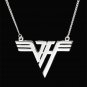 Eddie Van Halen Logo Pendant Necklace Rock Band VH Stainelss Steel Charms Gift NEW