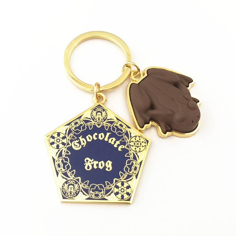Universal Studios Wizarding World of Harry Potter CHOCOLATE FROG Keychain Keyring