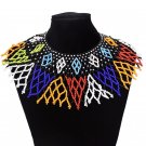 Bohemian Handmade Choker Beads Pendant Necklace Women Boho Female Ethnic Collar Maxi Tribal Jewelry
