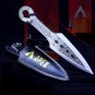 2022 APEX Legends Game Secret Wraith HEIRLOOM Knife Dagger KeyChain Keyring Battle Royale Gift