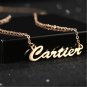 Personalized Name Pendant Necklace Handmade Customized Stainless Steel Rose Gold Silver