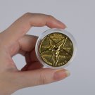 Lucifer Pentecostal Coin Gold Coin High Quality Cosplay Accessories Movie Costume Prop