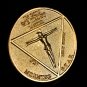 Lucifer Pentecostal Coin Gold Coin High Quality Cosplay Accessories Movie Costume Prop