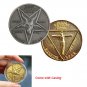 Lucifer Pentecostal Coin Gold Coin High Quality Cosplay Accessories Movie Costume Prop