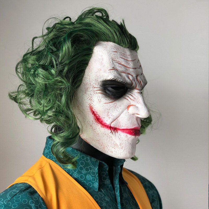 Joker Face Movie Batman The Dark Knight Horror Clown Cosplay Latex ...