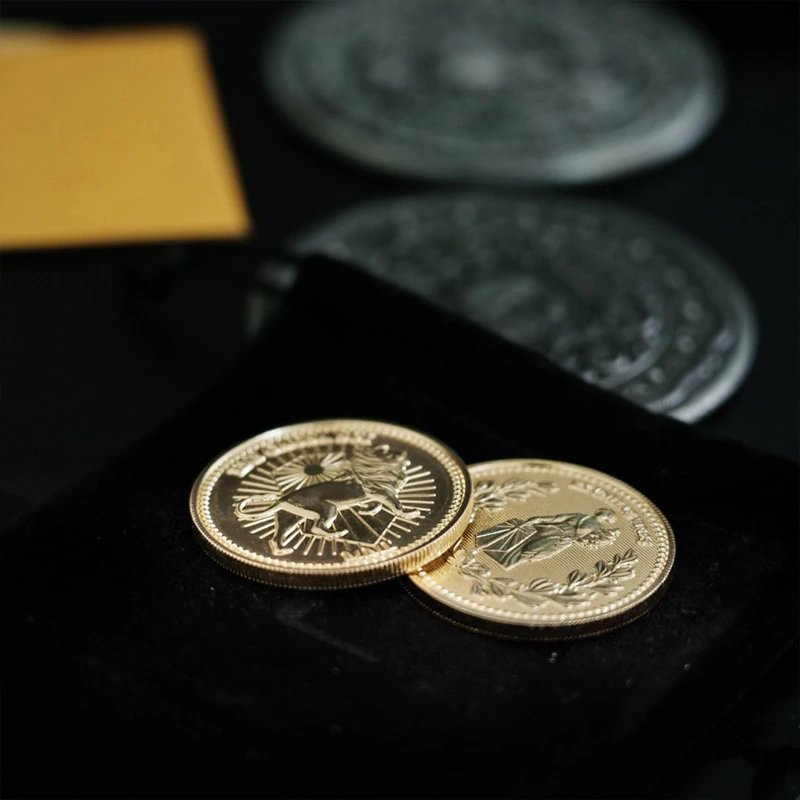 2019 Movie John Wick Underworld Gold Coins With Continental Hotel Card ...