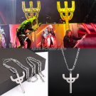 Gothic Punk Judas Priest Necklace Stainless Steel Men's Pendant Merch Charm Amulet Cosplay