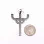 Gothic Punk Judas Priest Necklace Stainless Steel Men's Pendant Merch Charm Amulet Cosplay