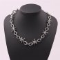 2019 Gothic Harajuku Barbed Wire Thorns Choker Pendant Necklace Men Women Hip Hop Punk Rock