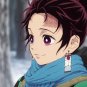 2019 Demon Slayer Anime Stud Earrings Necklace Kimetsu No Yaiba Kamado Tanjirou Cosplay Props
