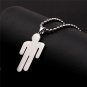 2019 Billie Eilish Pendant Necklace Stainless Steel Blohsh Jewelry Fan Christmas Gift