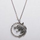 2019 The Witcher Geralt Gwynbleidd Logo Medallion Pendant Wolf Necklace Valentine's Gift