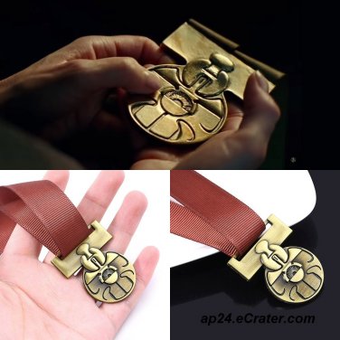 Star Wars 9 IX Yavin Medal of Bravery Luke Skywalker Han Solo Props Cosplay Christmas Gift