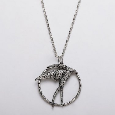 2019 The Witcher Ciri Zireael Logo Medallion Pendant Necklace Cirilla Christmas Gift