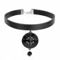 2020 The Witcher Yennefer Obsidian Star Medallion Pendant Choker Necklace Valentine's