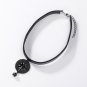 2020 The Witcher Yennefer Obsidian Star Medallion Pendant Choker Necklace Valentine's