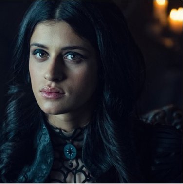 2020 The Witcher Yennefer Obsidian Star Medallion Pendant Choker Necklace Valentine's