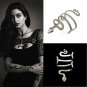 ShadowHunters ISABELLE Lightwood Silver Serpent SNAKE Bracelet Bangle Props Cosplay