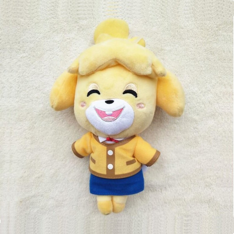 2020 Animal Crossing Isabelle Plush Toy Shizue Dog Amiibo Soft Stuffed ...