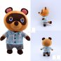 Animal Crossing Tom Nook Plush Toy Raccoon Soft Stuffed Figure Doll Toys Gift
